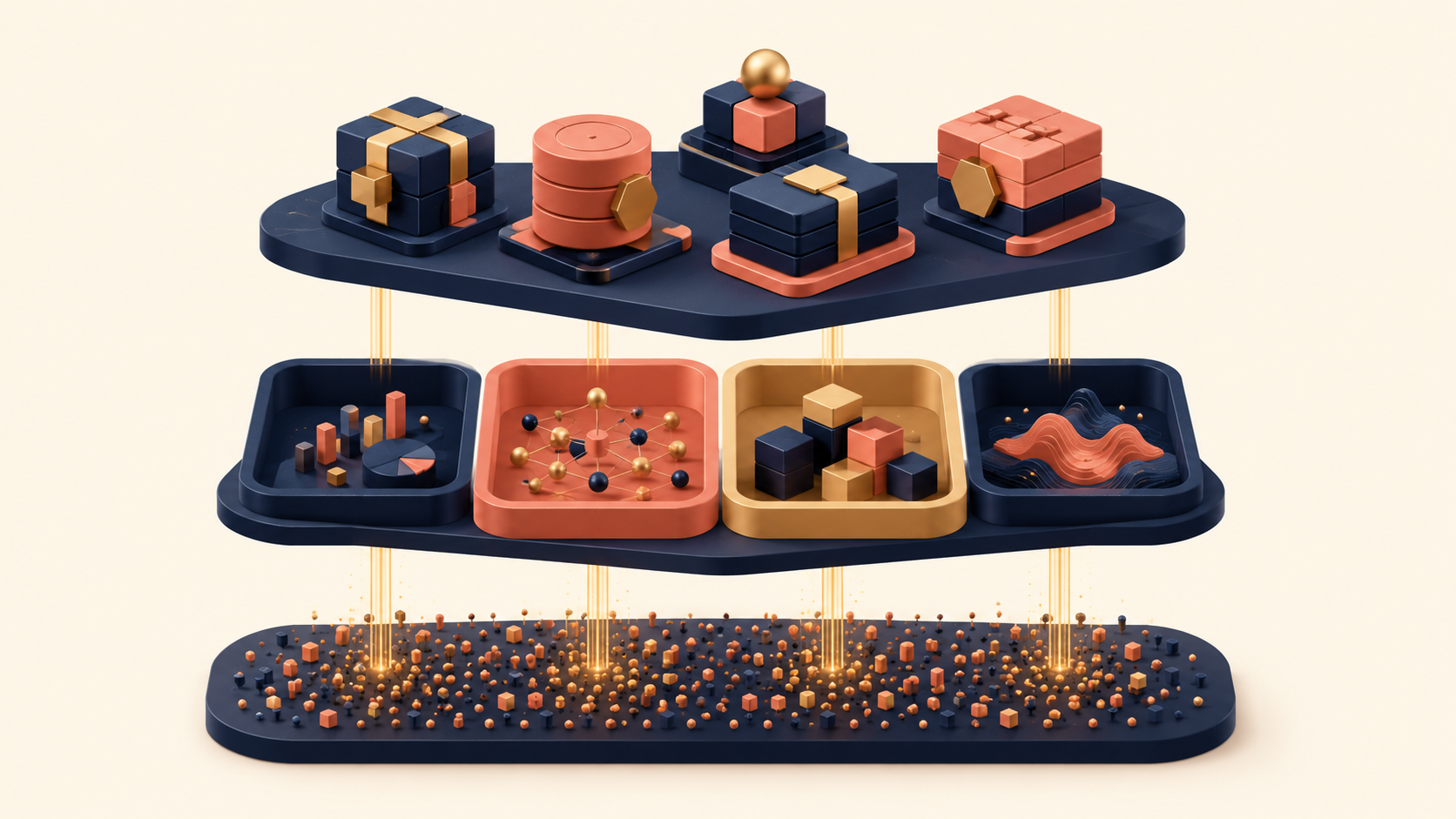 Data Product Architecture: The 3-Layer Design of Elements, Domains, and Products