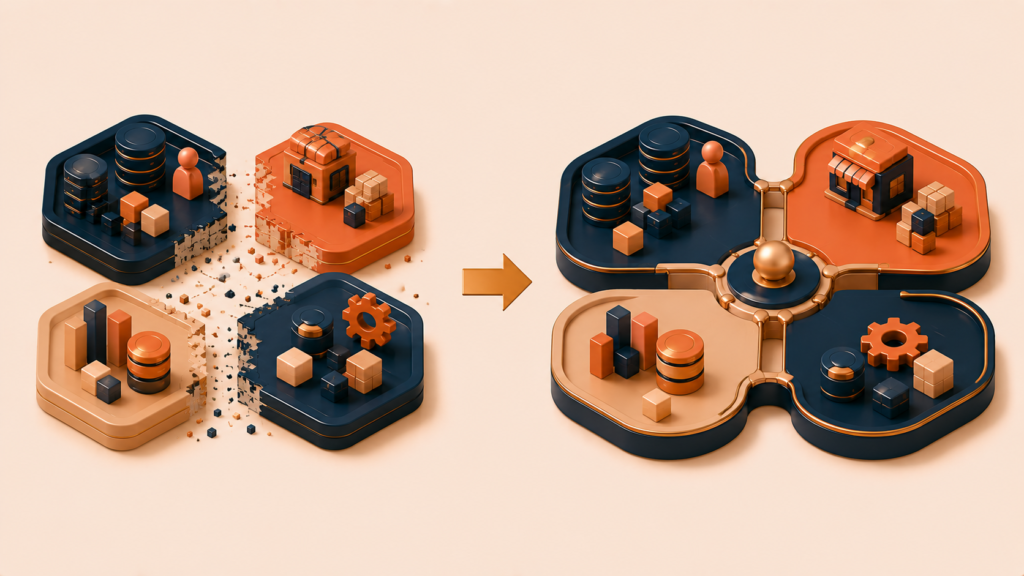 Domain boundaries being reorganized as product reality evolves