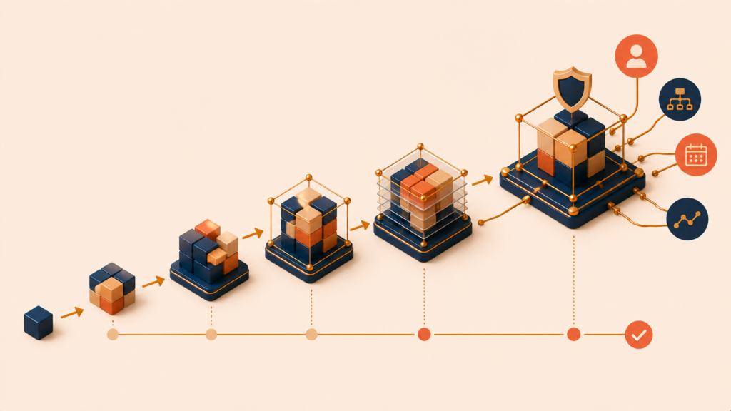Value object evolving into a tracked entity with lifecycle and history