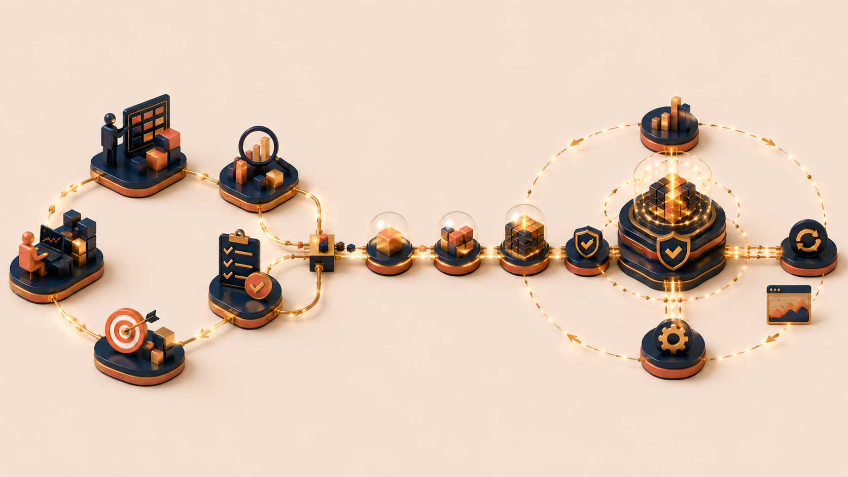 Product management workflow connected to stable DevOps deployment systems
