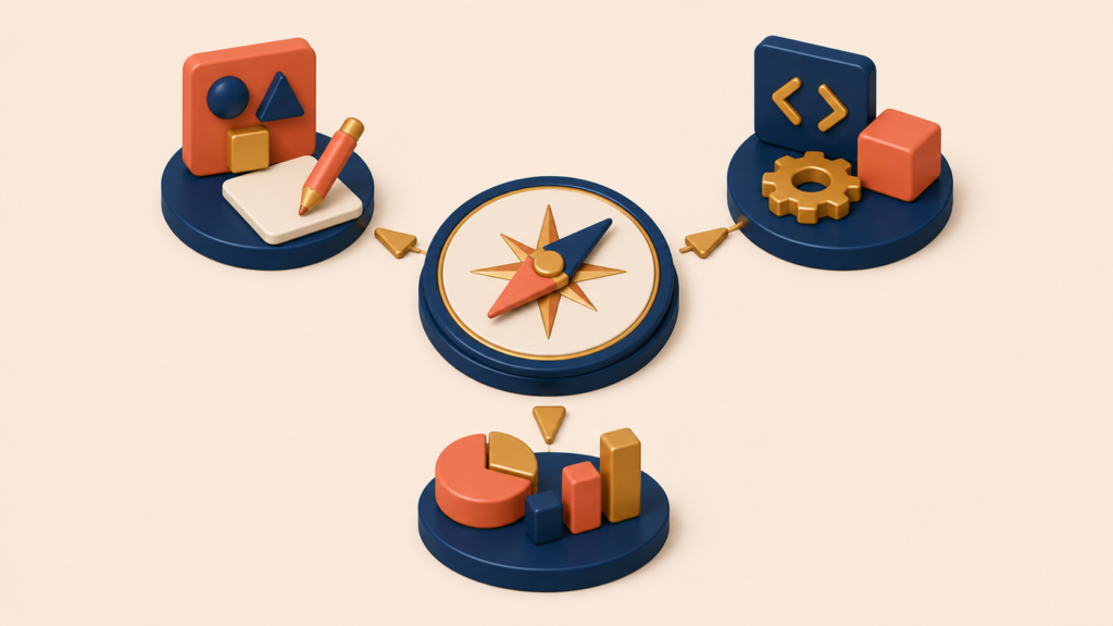 Central guide node influencing outcomes without direct authority