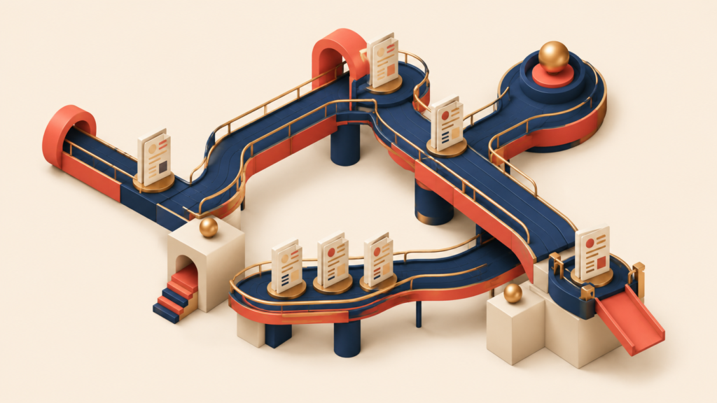 Structured workflow guardrails supporting team communication and deliverables